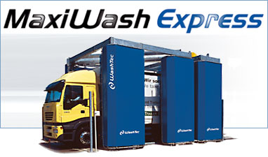 MaxiWash Express – mycí linka pro nákladní a užitková vozidla